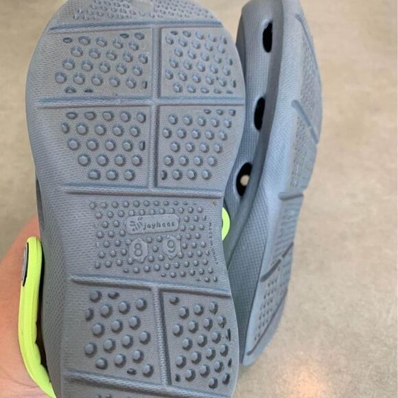 JOYBEES clogs. Little kids size 8/9. Gray & neon. New condition. - Picture 7 of 7